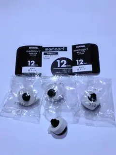 카시오 메모프리 스페셜 롤 페이퍼 XA-12WE 12mm 와이드 화이트 테이프