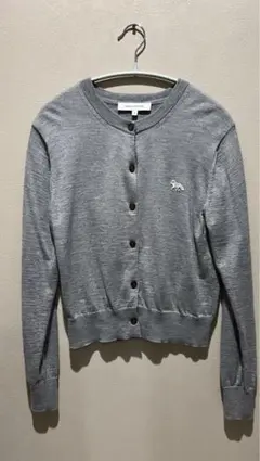 MAISON KITSUNÉ グレー カーディガン M