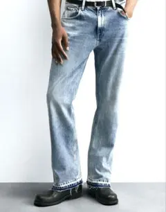 zara フレア　フィット　ジーンズ　w31