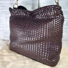 タピオカ 様GUCCI グッチ　バンブー　編み込みバッグ　トートバッグ