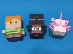 Minecraft マイクラライトマスコット　3種