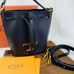 TOD'S ブラック バケットバッグ