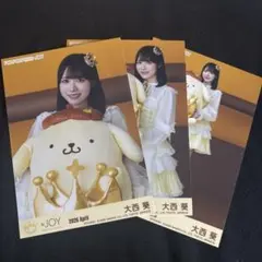 ≒JOY ニアジョイ 生写真 ポムポムプリン コラボ 大西葵　コンプ