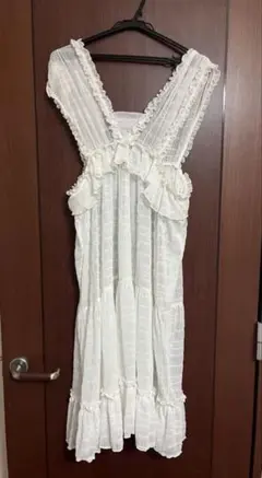 merry jenny チュールフリルレイヤードワンピース