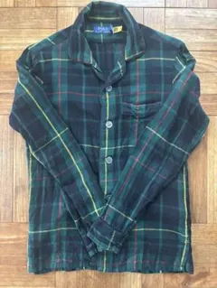 Polo Ralph Lauren パジャマ　チェック柄長袖シャツ XS