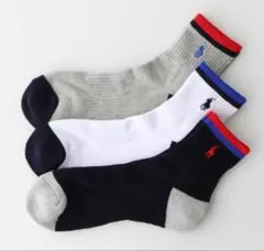 ※ikasa1122様　ポロ ラルフローレン メンズ　ソックス　靴下　3足セット