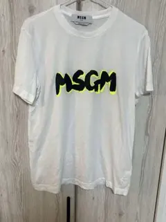 MSGM ロゴ Tシャツ ホワイト S