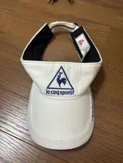 le coq sportif ホワイトバイザー フリーサイズ