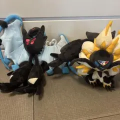 ポケモン ぬいぐるみセット日食ネクロズマ、月食ネクロズマ
