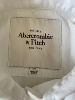 Abercrombie & Fitch ホワイト長袖シャツ XS