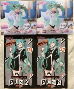 初音ミク Desktop Cute 猫耳Tシャツ ver. フィギュア PUNK