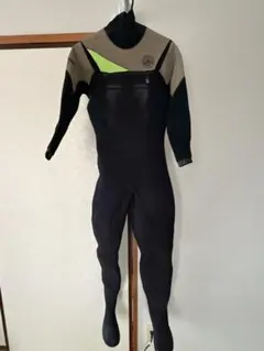 BREAKER OUT ドライスーツ ブラック/グレー/グリーン FWウェットスーツEXPLODER HYBRID U-ZIP + BOOTIES | BREAKER OUT WETSUITS