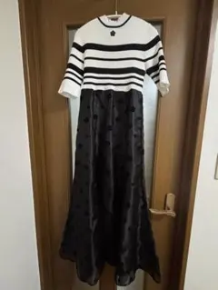 MARY QUANコラボ】デイジーフロッキープリントドッキングニット