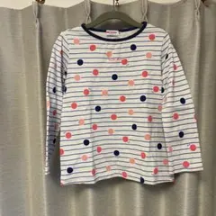 miki house ストライプ 水玉 長袖 110cm