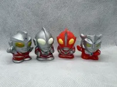 ウルトラマン 指人形 ソフビ 4体セット