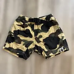 美品⭐️BAPE KIDS カモフラ ハーフパンツ130cm正規品 - メルカリ