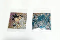 ドラゴンボール 孫悟空、ベジット 超戦士シール UGR 2枚セット　未開封品
