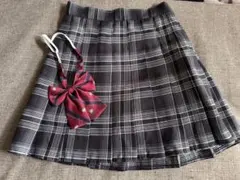 制服スカート　リボン　セット