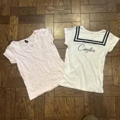 女児ガールズTシャツ ホワイト