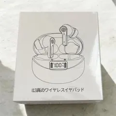 Bluetooth ワイヤレスイヤホン 防水 IPX7 LED残量表示