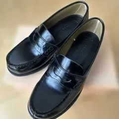 チャーキーズ ブラック ローファー 箱付き　24cm 中敷きつき