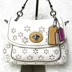 COACH コーチ マディソン 16997 2WAY 本革 パンチング バッグ - メルカリ