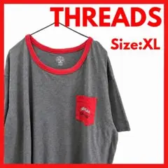 【美品】古着　ジョージア大学　カレッジロゴ　Tシャツ　グレー　メンズ　XLのサムネイル