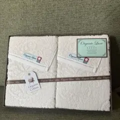 Organic Luxe今治タオル フェイスタオル2枚セット