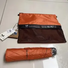 U-DAY RE:PET 折りたたみ傘 オレンジ新品