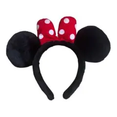 【美品】ディズニー ミニー カチューシャ ドット