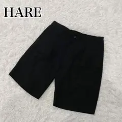 HARE ショートパンツ　ハーフパンツ　ブラック　Sサイズ