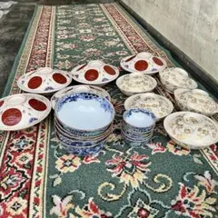 豪華和食器20点セット 蓋付椀 小鉢 大鉢 5客×4種類 有田 九谷 焼物 豪華和食器20点セット 蓋付椀 小鉢 大鉢 5客×4種類 有田 九谷 焼物