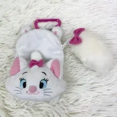 ディズニーリゾート マリーちゃん カラビナ付きポーチ コインケース