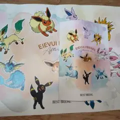 【非売品】イーブイズ　アフタヌーンティー　ランチョンマット メニュー