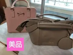 Samantha Thavasa サマンサタバサ ピンク バッグ グレージュ