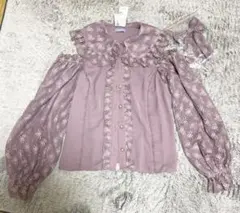 【即購入可能】アクシーズファム カワイイ ブルーミングブラウス ピンクM