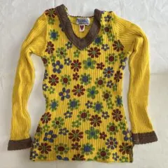 BOOHOMES 花柄 Vネック 長袖カットソー S ブーフーウー