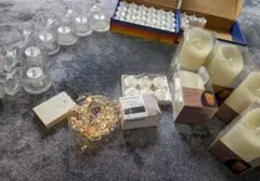 【専用出品】ガラス製キャンドルホルダー　11個