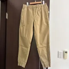 ZARAベージュ ジョガーパンツ 綿XL