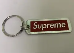 Supreme Metal keychain キーホルダー 新品　レッド