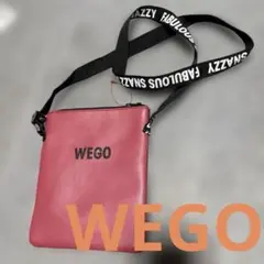 WEGO ウィゴ ピンク ショルダーバッグ スマホケース ポシェットのサムネイル