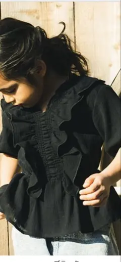 ブランシェス　rad chap 楊柳ギャザーチュニック