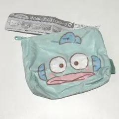 サンリオ ふわふわFACE台形ポーチ ハンギョドン
