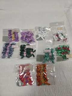 リボンデコレーションパーツ10個セット