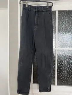 AZULbymoussyダークグレー ハイウエストデニム