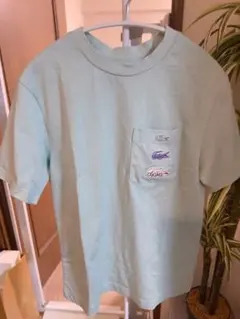 LACOSTE Tシャツ osaka刺繍 ポケット付き