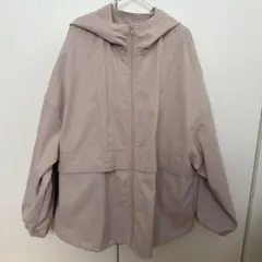 フード付き ジャケット 140 ピンクベージュ