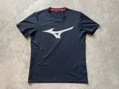 Mizuno ブルー Tシャツ ロゴ入り
