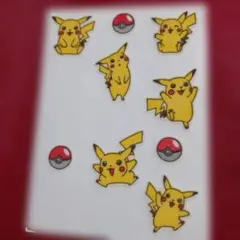 ポケモン ピカチュウモンスターボールシール 9枚セット