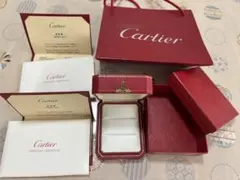 カルティエ Cartier ペアリング 空箱 保証書付き ジュエリーケース